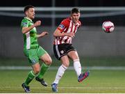 12 March 2018; Eoin Toal of Derry City in action against Daniel Kearns of Limerick during the SSE Airtricity League Premier Division match between Derry City and Limerick at Brandywell Stadium, in Derry.  Photo by Oliver McVeigh/Sportsfile
