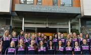 13 March 2018; The TG4 Ladies Football All-Star Tour 2018 players assemble for a group photo ahead of departure to Bangkok at The Croke Park hotel, in Dublin. Photo by Piaras Ó Mídheach/Sportsfile