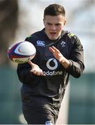 13 March 2018; Jacob Stockdale during Ireland rugby squad training at Carton House in Maynooth, Co Kildare. Photo by Brendan Moran/Sportsfile