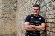 13 March 2018; Jacob Stockdale poses for a portrait after an Ireland rugby press conference at Carton House in Maynooth, Co Kildare. Photo by Brendan Moran/Sportsfile