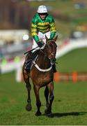 13 March 2018; Barry Geraghty on Buveur D'Air after winning the UniBet Champion Hurdle Challenge Trophy on Day One of the Cheltenham Racing Festival at Prestbury Park in Cheltenham, England. Photo by Seb Daly/Sportsfile