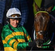13 March 2018; Barry Geraghty with Buveur D'Air after winning the UniBet Champion Hurdle Challenge Trophy on Day One of the Cheltenham Racing Festival at Prestbury Park in Cheltenham, England. Photo by Seb Daly/Sportsfile