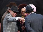 13 March 2018; Owner Rich Ricci reacts to the crowd after sending out Benie Des Dieux to win the OLBG Mares’ Hurdle Race on Day One of the Cheltenham Racing Festival at Prestbury Park in Cheltenham, England. Photo by Seb Daly/Sportsfile