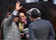 13 March 2018; Owner Rich Ricci reacts to the crowd after sending out Benie Des Dieux to win the OLBG Mares’ Hurdle Race on Day One of the Cheltenham Racing Festival at Prestbury Park in Cheltenham, England. Photo by Seb Daly/Sportsfile