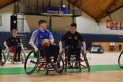 13 March 2018: The finals of the inaugural ‘All-Ireland TY Wheelchair Basketball Championships’ launched by Irish Wheelchair Association (IWA) took place on Tuesday, 13th March 2018 in the National Basketball Arena, Tallaght. Ardscoil na Mara, Tramore Co. Waterford and Gaelcholáiste Mhuire AG, Cork reached the grand final with Gaelcholáiste Mhuire AG rolling to victory on the day, in a fast paced match which ended in 11 - 4. A general view of action during the final between Grennan College Thomastown and Santa Sabina & St Fintans at the National Basketball Arena in Tallaght, Dublin. Photo by Eóin Noonan/Sportsfile