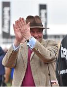 14 March 2018; Trainer Nicky Henderson acknowledges the crowd after sending out Altior to win the Betway Queen Mother Champion Steeple Chase on Day Two of the Cheltenham Racing Festival at Prestbury Park in Cheltenham, England. Photo by Seb Daly/Sportsfile