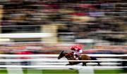 14 March 2018; Tiger Roll, with Keith Donoghue up, on their way to winning The Glenfarclas Steeple Chase on Day Two of the Cheltenham Racing Festival at Prestbury Park in Cheltenham, England. Photo by Ramsey Cardy/Sportsfile