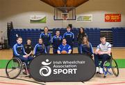 13 March 2018: The finals of the inaugural  ‘All-Ireland TY Wheelchair Basketball Championships’ launched by Irish Wheelchair Association (IWA) took place on Tuesday, 13th March 2018 in the National Basketball Arena, Tallaght. Ardscoil na Mara, Tramore Co. Waterford and Gaelcholáiste Mhuire AG, Cork reached the grand final with Gaelcholáiste Mhuire AG rolling to victory on the day, in a fast paced match which ended in 11 - 4. Pictured is the Gaelcholáiste Mhuire AG, Cork team at the National Basketball Arena in Tallaght, Dublin. Photo by Eóin Noonan/Sportsfile