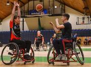 13 March 2018: The finals of the inaugural ‘All-Ireland TY Wheelchair Basketball Championships’ launched by Irish Wheelchair Association (IWA) took place on Tuesday, 13th March 2018 in the National Basketball Arena, Tallaght. Ardscoil na Mara, Tramore Co. Waterford and Gaelcholáiste Mhuire AG, Cork reached the grand final with Gaelcholáiste Mhuire AG rolling to victory on the day, in a fast paced match which ended in 11 - 4. Pictured is a general view of action during the games at the National Basketball Arena in Tallaght, Dublin. Photo by Eóin Noonan/Sportsfile