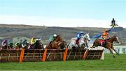 15 March 2018; A general view of runners and riders during the The Sun Bets Stayers' Hurdle on Day Three of the Cheltenham Racing Festival at Prestbury Park in Cheltenham, England.