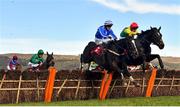 15 March 2018; Penhill, left, with Paul Townend up, jumps the last alongside Supasundae, with Robbie Power up, who finished second, on their way to winning the Sun Bets Stayers' Hurdle on Day Three of the Cheltenham Racing Festival at Prestbury Park in Cheltenham, England. Photo by Ramsey Cardy/Sportsfile