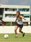 16 March 2018; Sarah Rowe of Mayo takes a penalty during a training session on the TG4 Ladies Football All-Star Tour 2018. Berkeley International School. Bangkok, Thailand. Photo by Piaras Ó Mídheach/Sportsfile