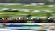 16 March 2018; A general view of runners and riders during the Timico Cheltenham Gold Cup Steeple Chase on Day Four of the Cheltenham Racing Festival at Prestbury Park in Cheltenham, England. Photo by Ramsey Cardy/Sportsfile