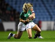 16 March 2018; Katie Fitzhenry of Ireland is tackled by Lagi Tuima of England during the Women's Six Nations Rugby Championship match between England and Ireland at the Ricoh Arena in Coventry, England. Photo by Harry Murphy/Sportsfile