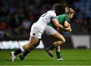 16 March 2018; Ailsa Hughes of Ireland is tackled by Shaunagh Brown of England during the Women's Six Nations Rugby Championship match between England and Ireland at the Ricoh Arena in Coventry, England. Photo by Harry Murphy/Sportsfile