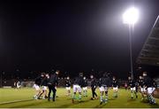 16 March 2018; Shamrock Rovers players warm up ahead of the SSE Airtricity League Premier Division match between Shamrock Rovers and St Patrick's Athletic at Tallaght Stadium in Tallaght, Dublin. Photo by Eóin Noonan/Sportsfile