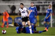 16 March 2018; Michael Duffy of Dundalk in action against Stanley Aborah of Waterford during the SSE Airtricity League Premier Division match between Dundalk and Waterford at Oriel Park in Dundalk, Louth. Photo by Stephen McCarthy/Sportsfile