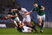 16 March 2018; Angus Curtis of Ireland is tackled by Tom Hardwick of England during the U20 Six Nations Rugby Championship match between England and Ireland at the Ricoh Arena in Coventry, England. Photo by Harry Murphy/Sportsfile