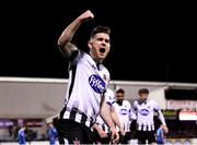 16 March 2018; Ronan Murray of Dundalk celebrates his side's late goal during the SSE Airtricity League Premier Division match between Dundalk and Waterford at Oriel Park in Dundalk, Louth. Photo by Stephen McCarthy/Sportsfile