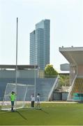 17 March 2018; Marie Ambrose, Cork & 2016 All-Stars goalkeeper, looks on during the 2016 All-Stars v 2017 All-Stars Exhibition match on the TG4 Ladies Football All-Star Tour 2018. Chulalongkorn University Football Club Stadium, Bangkok, Thailand. Photo by Piaras Ó Mídheach/Sportsfile