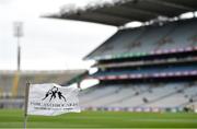 17 March 2018: A view of a sideline flag prior to the AIB GAA Football All-Ireland Senior Club Championship Final match between Corofin and Nemo Rangers at Croke Park in Dublin. Photo by David Fitzgerald/Sportsfile