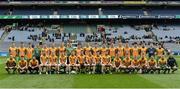 17 March 2018: The Corofin squad pose for a photo prior to the AIB GAA Football All-Ireland Senior Club Championship Final match between Corofin and Nemo Rangers at Croke Park in Dublin. Photo by David Fitzgerald/Sportsfile