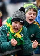 17 March 2018: A young Corofin supporter ahead of the AIB GAA Football All-Ireland Senior Club Championship Final match between Corofin and Nemo Rangers at Croke Park in Dublin. Photo by Eóin Noonan/Sportsfile
