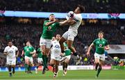 17 March 2018; Anthony Watson of England is tackled by Rob Kearney of Ireland during the NatWest Six Nations Rugby Championship match between England and Ireland at Twickenham Stadium in London, England. Photo by Ramsey Cardy/Sportsfile