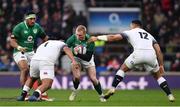 17 March 2018; Keith Earls of Ireland is tackled by Mako Vunipola, left, and Ben Te'o of England during the NatWest Six Nations Rugby Championship match between England and Ireland at Twickenham Stadium in London, England. Photo by Ramsey Cardy/Sportsfile
