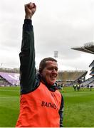 17 March 2018: Corofin manager Kevin O'Brien celebrates after the AIB GAA Football All-Ireland Senior Club Championship Final match between Corofin and Nemo Rangers at Croke Park in Dublin. Photo by Eóin Noonan/Sportsfile