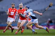 17 March 2018: Con O'Callaghan of Cuala in action against Mike Casey of Na Piarsaigh during the AIB GAA Hurling All-Ireland Senior Club Championship Final match between Cuala and Na Piarsaigh at Croke Park in Dublin. Photo by Stephen McCarthy/Sportsfile
