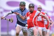 17 March 2018: Collum Sheanon of Cuala in action against William O'Donoghue of Na Piarsaigh during the AIB GAA Hurling All-Ireland Senior Club Championship Final match between Cuala and Na Piarsaigh at Croke Park in Dublin. Photo by David Fitzgerald/Sportsfile