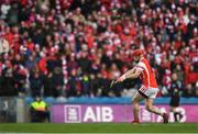 17 March 2018: David Treacy of Cuala scoring a point for his side during the AIB GAA Hurling All-Ireland Senior Club Championship Final match between Cuala and Na Piarsaigh at Croke Park in Dublin. Photo by Eóin Noonan/Sportsfile