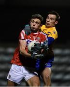 17 March 2018: Mark Collins of Cork in action against Eoghan Collins of Clare during the Allianz Football League Division 2 Round 6 match between Cork and Clare at Páirc Uí Rinn in Cork. Photo by Matt Browne/Sportsfile