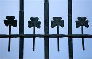 17 March 2018; A detailed view of the gates outside Austin Stack Park prior to the Allianz Football League Division 1 Round 6 match between Kerry and Kildare at Austin Stack Park in Tralee, Co Kerry. Photo by Diarmuid Greene/Sportsfile