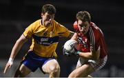 17 March 2018: Colm O'Neill of Cork in action against Kieran Malone of Clare during the Allianz Football League Division 2 Round 6 match between Cork and Clare at Páirc Uí Rinn in Cork. Photo by Matt Browne/Sportsfile