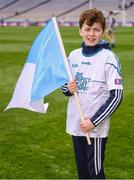 17 March 2018: AIB flagbearer Padraig Duggan. age 12, who won an AIB flag bearer competition to wave on Na Piarsaigh at the AIB Senior Hurling Club Championship Final between Cuala and Na Piarsaigh at Croke Park on St. Patrick's Day. For exclusive content and behind the scenes action of the AIB GAA & Camogie Club Championships follow AIB GAA on Facebook, Twitter, Instagram and Snapchat and www.aib.ie/gaa. Photo by Stephen McCarthy/Sportsfile