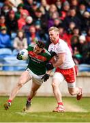 18 March 2018; Diarmuid O'Connor of Mayo in action against Frank Burns of Tyrone during the Allianz Football League Division 1 Round 6 match between Mayo and Tyrone at Elverys MacHale Park in Castlebar, Co. Mayo. Photo by Sam Barnes/Sportsfile