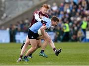 18 March 2018; Ciaran Kilkenny of Dublin in action against Peter Cooke of Galway during the Allianz Football League Division 1 Round 6 match between Galway and Dublin at Pearse Stadium, in Galway. Photo by Ray Ryan/Sportsfile