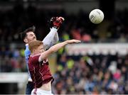 18 March 2018; Ciaran Duggan of Galway in action against Michael Darragh Macauley of Dublin during the Allianz Football League Division 1 Round 6 match between Galway and Dublin at Pearse Stadium, in Galway. Photo by Ray Ryan/Sportsfile