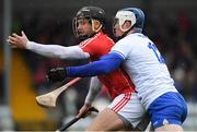 18 March 2018; Eoin Cadogan of Cork in action against Tom Devine of Waterford during the Allianz Hurling League Division 1 Relegation Play-Off match between Waterford and Cork at Páirc Uí Rinn in Cork. Photo by Eóin Noonan/Sportsfile
