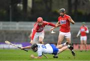 18 March 2018; Mikey Kearney of Waterford in action against Bill Cooper of Cork during the Allianz Hurling League Division 1 Relegation Play-Off match between Waterford and Cork at Páirc Uí Rinn in Cork. Photo by Eóin Noonan/Sportsfile