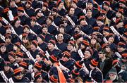 18 March 2018; Members of the Illinois marching band, from Illinois, United States, look on during the Allianz Football League Division 1 Round 6 match between Galway and Dublin at Pearse Stadium, in Galway. Photo by Ray Ryan/Sportsfile