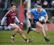 18 March 2018; Paddy Small of Dublin in action against Eoghan Kerin of Galway during the Allianz Football League Division 1 Round 6 match between Galway and Dublin at Pearse Stadium, in Galway. Photo by Ray Ryan/Sportsfile