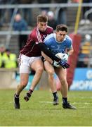18 March 2018; Brain Fenton of Dublin in action against Sean Andy O'Ceallaigh of Galway during the Allianz Football League Division 1 Round 6 match between Galway and Dublin at Pearse Stadium, in Galway. Photo by Ray Ryan/Sportsfile