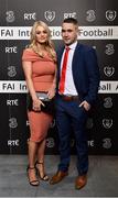 18 March 2018; Junior International Player of the Year nominee Eoin Hayes and Vivienne Mulready during the 3 FAI International Awards at RTE Studios in Donnybrook, Dublin. Photo by Seb Daly/Sportsfile