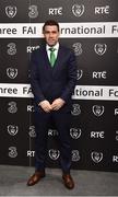 18 March 2018; Republic of Ireland international Seamus Coleman during the 3 FAI International Awards at RTE Studios in Donnybrook, Dublin. Photo by Seb Daly/Sportsfile