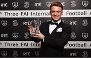 18 March 2018; Intermediate Player of the Year Aidan Roche during the 3 FAI International Awards at RTE Studios in Donnybrook, Dublin. Photo by Seb Daly/Sportsfile