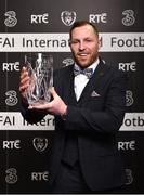 18 March 2018; Junior International Player of the Year Chris Higgins during the 3 FAI International Awards at RTE Studios in Donnybrook, Dublin. Photo by Seb Daly/Sportsfile