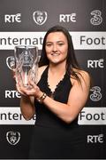 18 March 2018; Under 17 Women's International of the Year Tiegan Ruddy during the 3 FAI International Awards at RTE Studios in Donnybrook, Dublin. Photo by Seb Daly/Sportsfile